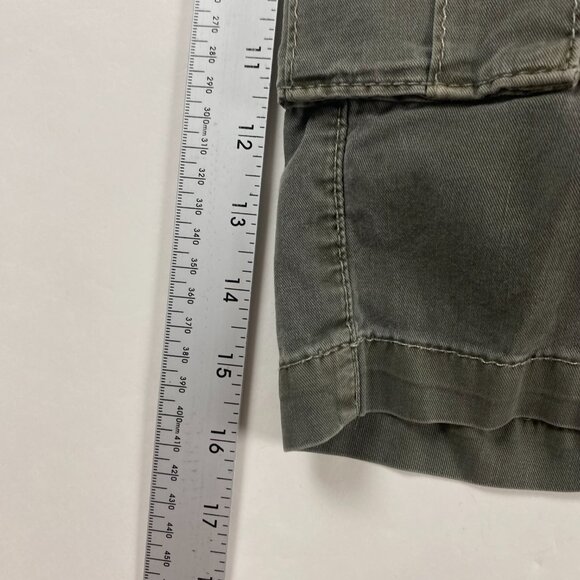 True Religion Girls Jenna Shorts Girls Size 12 Green Jean - Picture 11 of 12